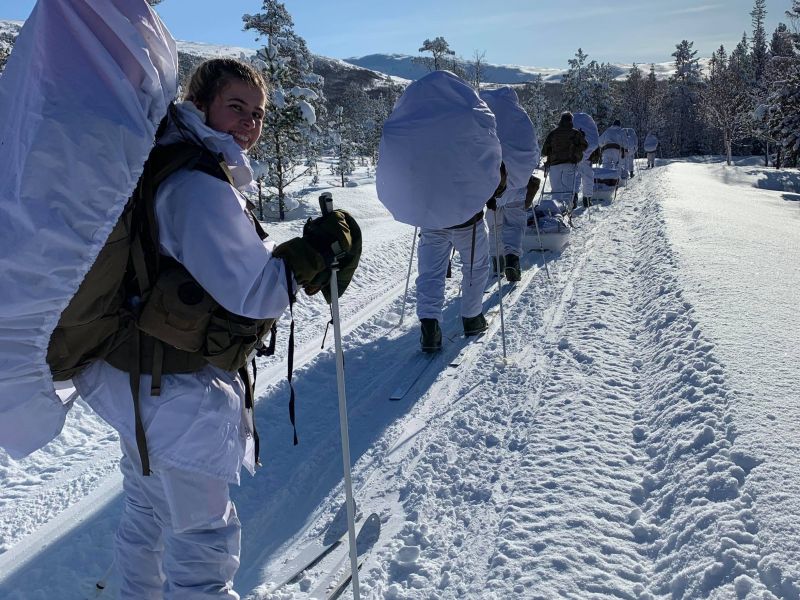 Luftkrigsskolen på øvelse