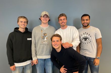 Gründerne bak Ungehelter: Sebastian Stensli Melvold,  Mikkel Odden Berg , Henrik Hammer Normann , Ahmed Rehman, Sander Engebretsen Bjørke 