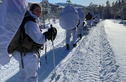 Luftkrigsskolen på øvelse